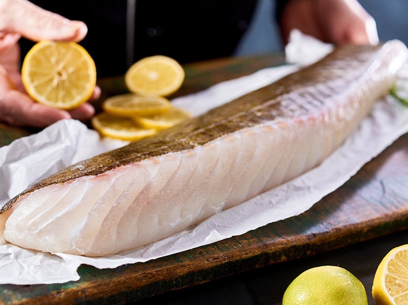 Bacalao, uno de los mejores pescados sin espinas.