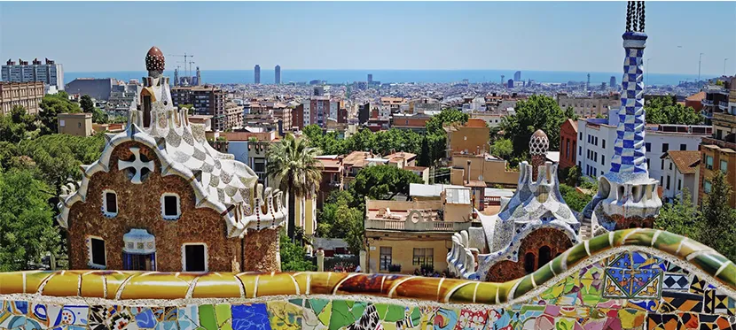 Barcelona vista desde el Parc Güell